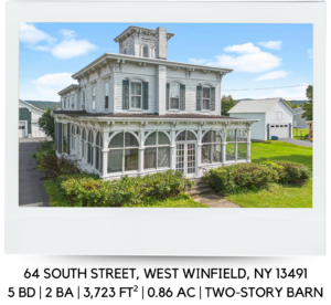 64 SOUTH STREET, WEST WINFIELD, NY 13491