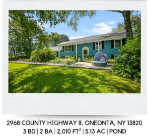2968 COUNTY HIGHWAY 8 ONEONTA, NY 13820
